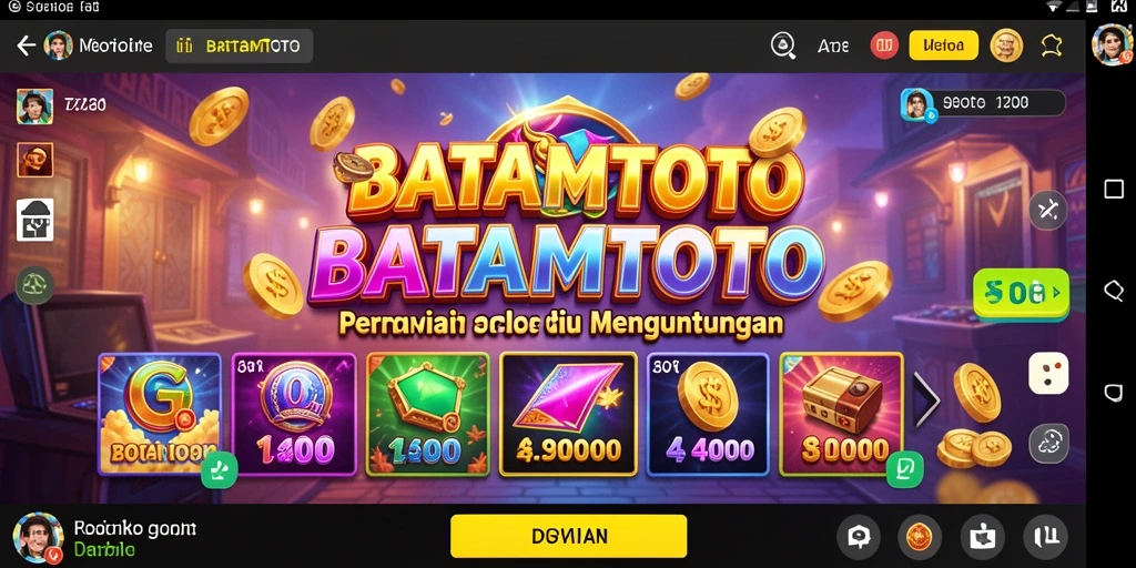 Tampilan gameplay BATAMTOTO yang menarik dan penuh warna.