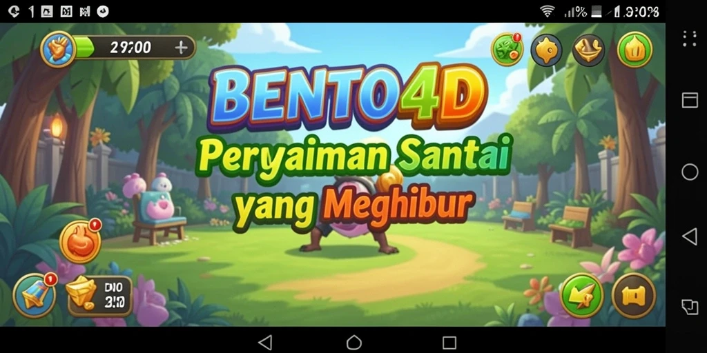 Tampilan menarik dari gameplay santai BENTO4D dengan desain grafis menawan.