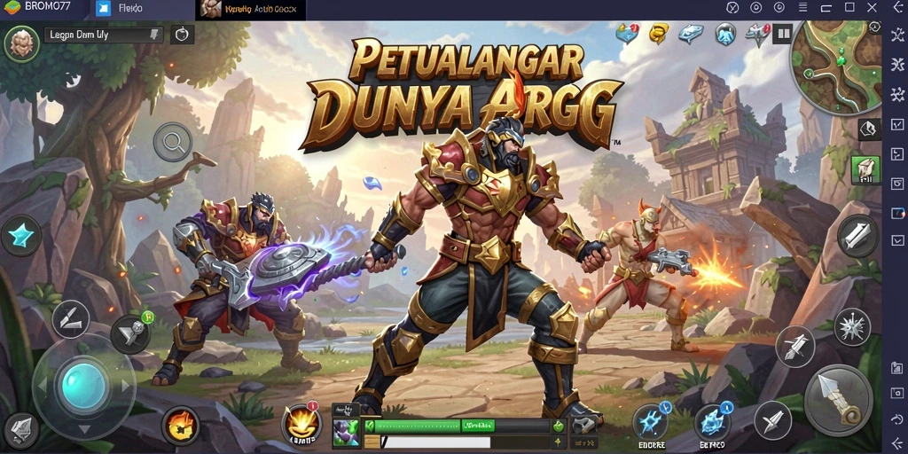 Gameplay seru dan menegangkan dalam BROMO77.