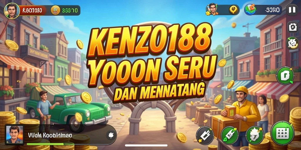Tampilan gameplay KENZO188 yang seru dan menyenangkan.