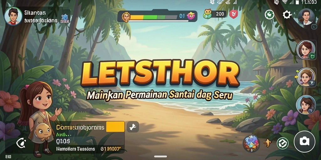 Screenshot LETSTHOR menampilkan gameplay seru dan interaktif.