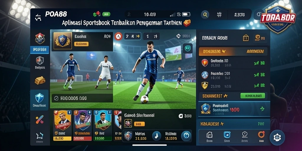 Tampilan menarik dari gameplay Sportsbook POA88.