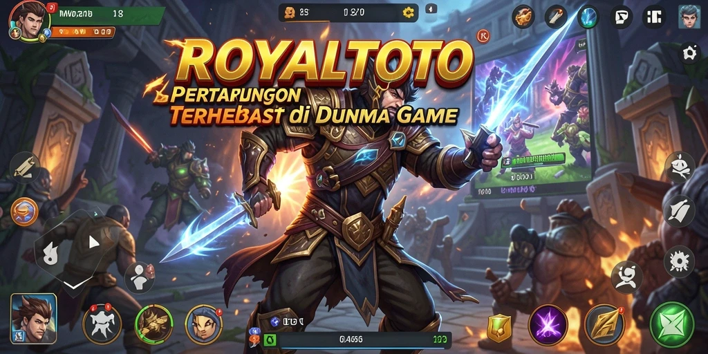Tampilan menegangkan gameplay Fighting dalam ROYALTOTO.