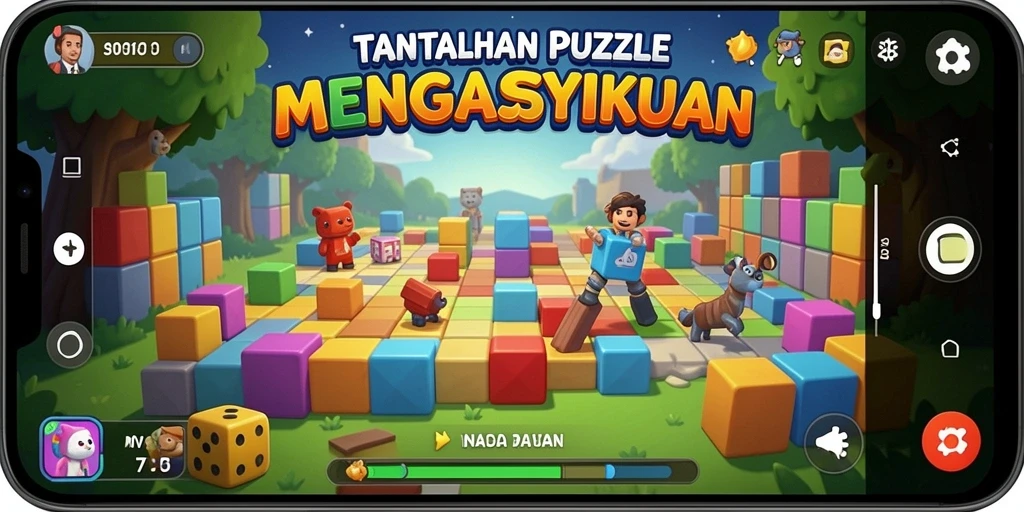 Tampilan gameplay S13 yang menarik dengan berbagai puzzle menantang.