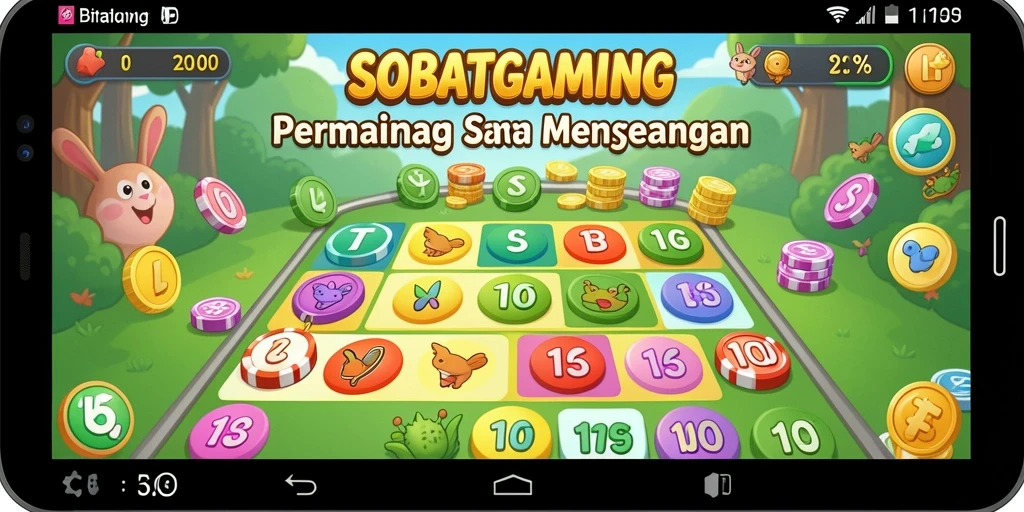 Gameplay seru SOBATGAMING dengan fitur Bingo interaktif.